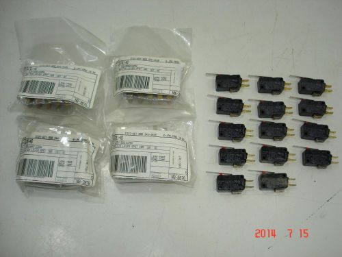 Lot of 34 omron snap action limit switches digi-key sw701-nd d3v-16g2-1c25-k for sale