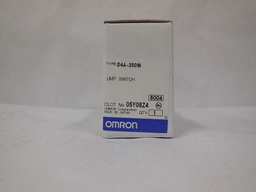 OMRON D4A-2501N LIMIT SWITCH *NIB*