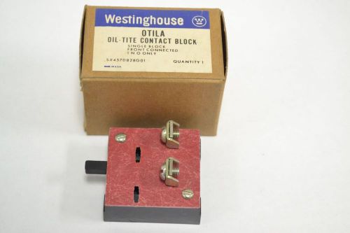 New westinghouse otila oil tite single block front connect contact block b286628 for sale