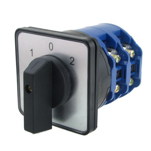 Ac 380v-440v 63a amps 1-0-2 position rotary changeover switch for sale