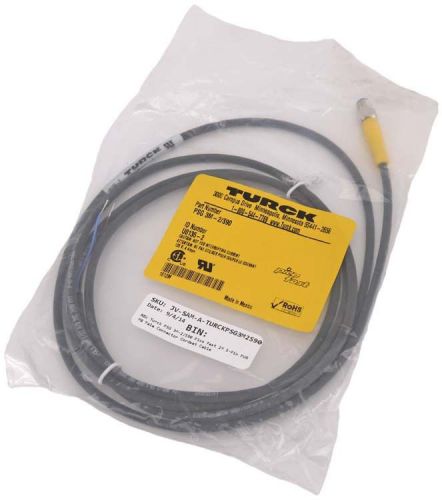 New turck psg 3m-2/s90 pico fast 2m 3-pin pur m8 male connector cordset cable for sale