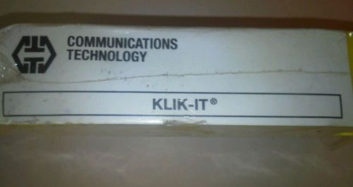 Klik - It kit for buried service wire