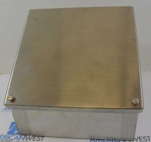 Hoffman c8c8ss consolet 8.00x8.00 surface mount  8.00x8.00x7.09 ss type 304 new! for sale