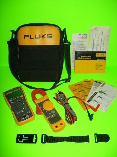 Fluke 117/322 electrician’s multimeter combo kit (117 &amp; 322) for sale