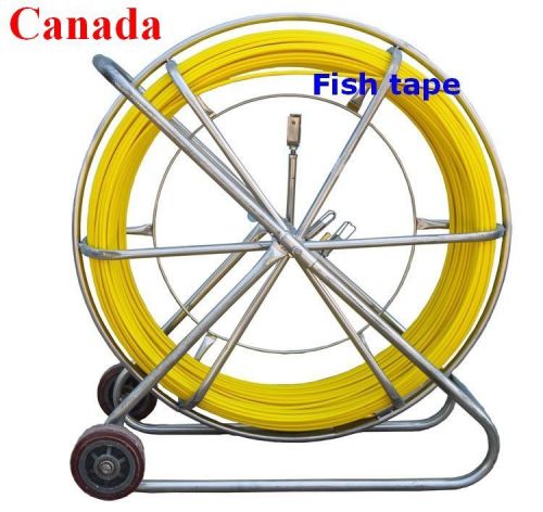 Fish Tape Electric Reel Wire Cable Running Rod Duct Rodder Fishtape Puller