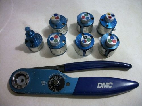 Daniels DMC M22520/1-01 AF8 Crimper w/ UH2-5,TH285,TH484,TH122,TH343,TH4,TH286