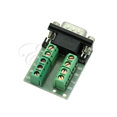 RS232 serial adapter cable DB9 male connector signal terminal adapter module