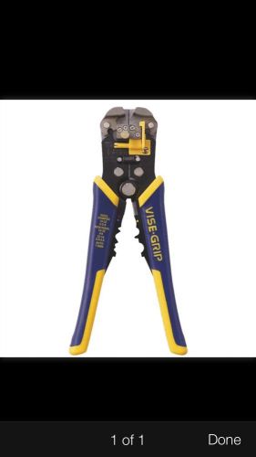 Irwin vise grip 2078300 self adjusting wire stripper cutter 10 - 24 awg new for sale