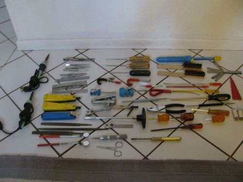 Large lot electronic repair tools 53 pieces for sale