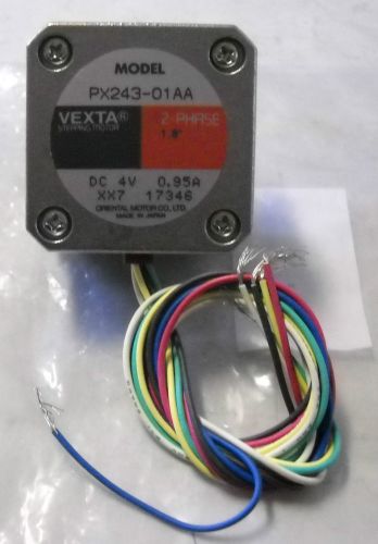 ORIENTAL MOTOR PX243-01AA VEXTA STEPPING MOTOR 2PHASE,R-AXIS STEPPING,4VDC 0.95A