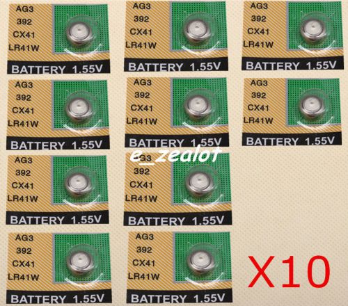 10PCS Button battery LR41 coin batteries watch batteries Perfect