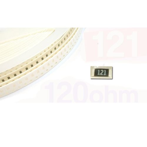 50 x smd smt 0805 chip resistors surface mount 120r 120ohm 121 +/-5% rohs for sale
