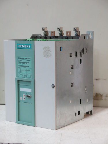 Siemens 6ra7075-6fs22-0-z simoreg dc-master converter, 3-phase, 460 v for sale