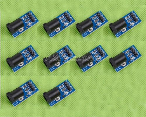 10pcs DC Power Apply Pinboard 5.5x2.1mm Adapter Plate  Brand New