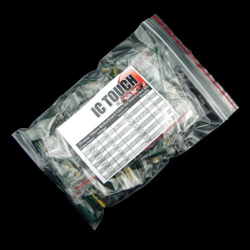 10value 100pcs Electrolytic Radial Motherboard Capacitor Assortment Kit (#522)