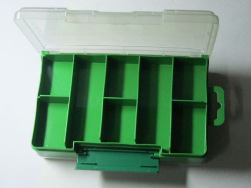 1 pcs SMD SMT Electronic Component storage box double-deck Green