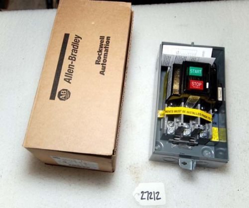 Allen bradley manual starter switch (inv. 27212) for sale