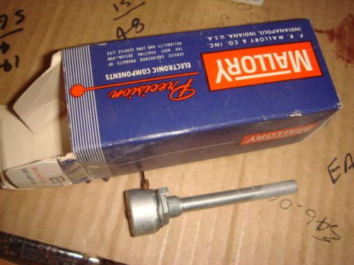 Mallory nos vw250 250 ohm long round shaft potentiometer guaranteed for sale
