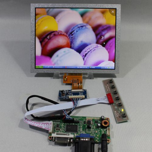 DVI+VGA LCD controller board RT2261+8inch EJ080NA-04C 1024*768 LCD screen