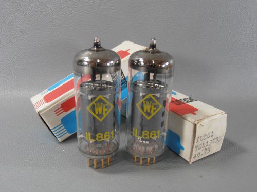 2 x funkwerk il861 vintage vacuum pentode tubes // new!! for sale