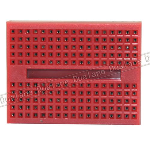 Mini 170 Tie-points Solderless Shield Prototype Breadboard for Arduino DIY Red