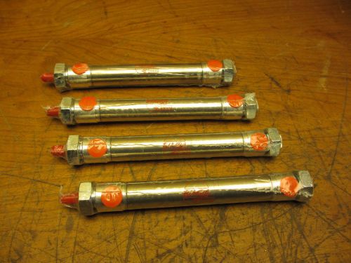 Bimba cm-043-dxpw lot of 4 new old stock  pneumatic cylinders actuators .75 bore for sale