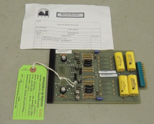 Rebuilt Westinghouse Rate Amplifier 1 Card 398530