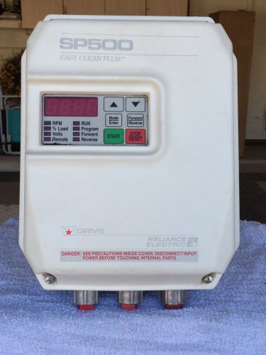 RELIANCE ELECTRIC DRIVE SP500 EASY CLEAN PLUS 1SU54001 1 HP 1hp 575 VAC