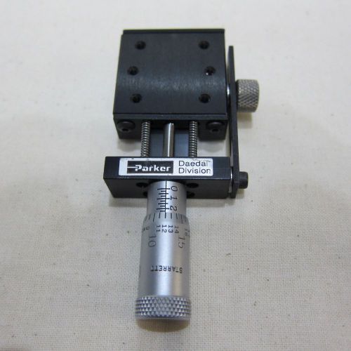 Parker Starret Micrometer Head Slide Model # 1212E1