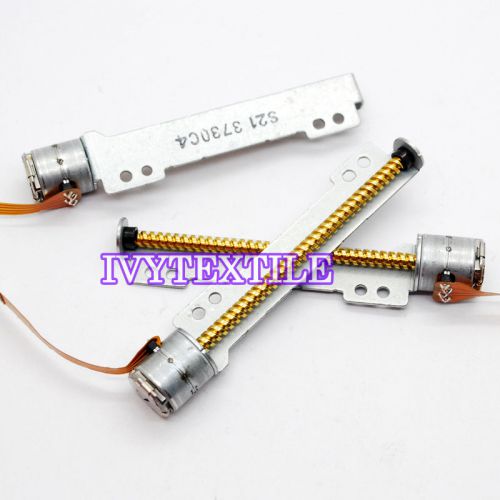 2pcs 3-5v dc micro hybrid 2 phase 4 wire stepper motor with 52mm rod dia 10mm for sale