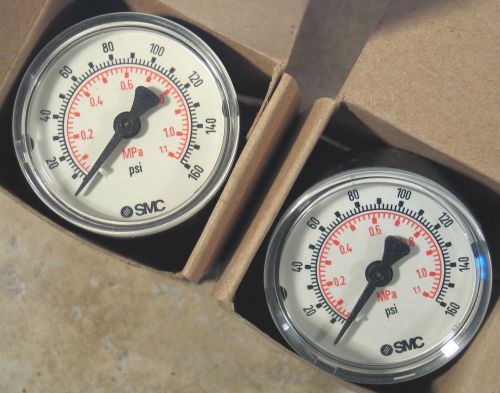 Smc 4274866 pressure gauge 2&#034; 160 psi 1.1 mpa 1/4&#034; npt cbm m5 111.10 nos for sale