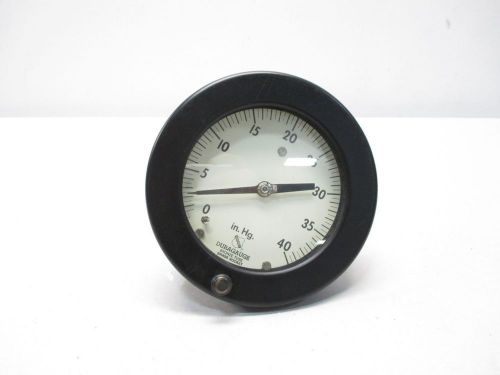 New ashcroft duragauge 0-40in-hg 4-1/2 in 1/4 in npt pressure gauge d478050 for sale