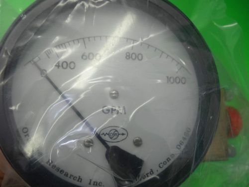 Orange Research Flow Meter w/Switch 1516DGS-1E-4.5L-13 Differential Pressure