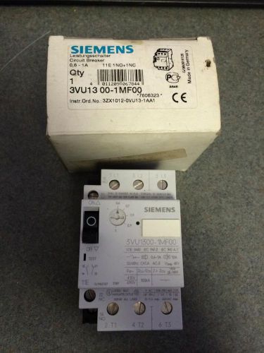 NIB Siemens 3VU1300-1MF00 Circuit Breaker