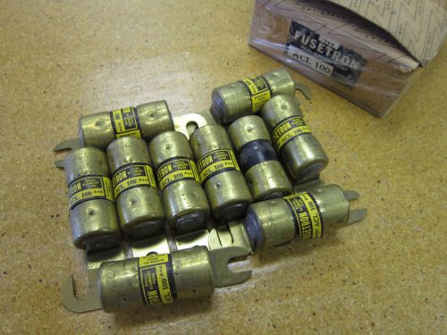 Fusetron ACL 100 Fuse 100Amp Dual Element (Lot of 10)