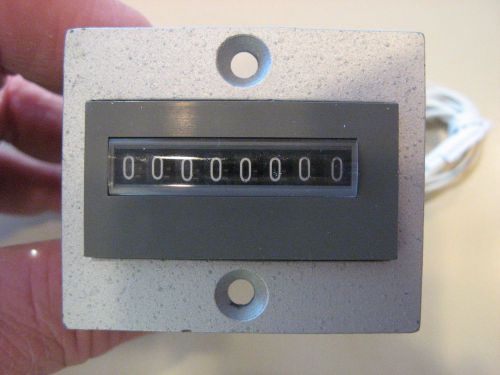 Hecon G0-405-489-1 Non-resettable 8 Digit Totalizer Counter, 110 VAC G0405489 1