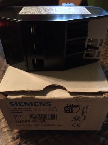Siemens Thermal Overload Relays Type 3UA55-00-2C 16-25 Amps