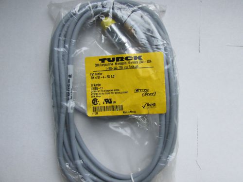 Turck RK4.5T-4-RS4.5T Sensor with Eurofast Molded Cordset NEW!!! Free Shipping