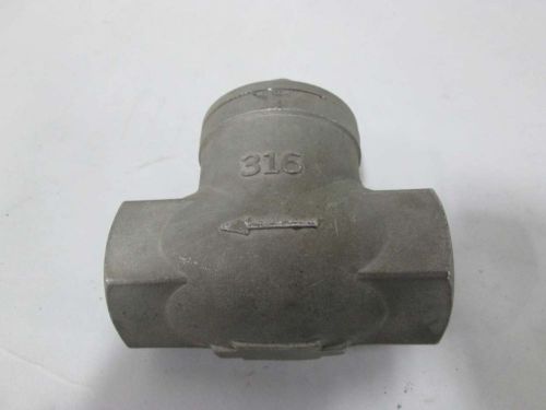 New stainless 200 swing gate threaded 1-1/4 in npt check valve d355769 for sale