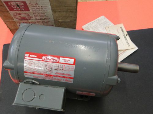 Dayton1.5hp ac motor 3n252d 3 phase 1725 rpm for sale