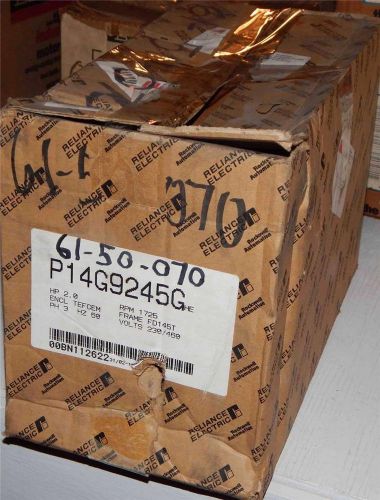 #408  Reliance Electric Motor  P14G9245G  2-HP  1725-RPM  FD145T Fr 230/460V NEW