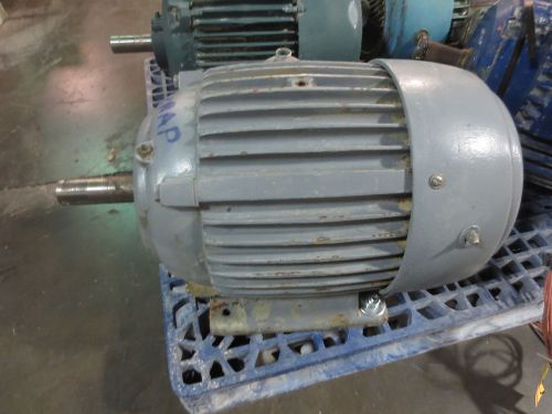 Us electric enclosed 3 ph ac motor 10 hp 1200 rpm 220/440 v 13.5/27a 284u for sale