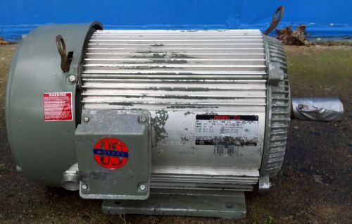 Us electric motor unimount 125 7.5 hp 3 ph 1165 rpm 254t 230/460v for sale