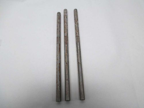 LOT 3 NEW ASSORTED KEYED SHAFT 12IN 11-3/8IN LONG 1/2IN DIAMETER D353407
