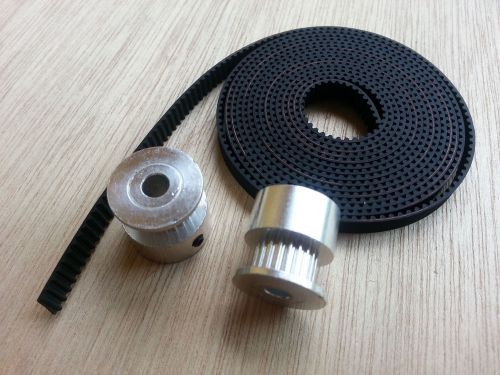Gt2 timing belt 2m + 2 pc 20t pulley for reprap 3d printers, prusa i3 usa seller for sale
