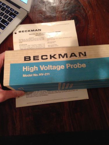 HIGH VOLTAGE PROBE Beckman MODEL HV-211 ELECTRICAL TEST