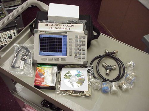 Anritsu s331d sitemaster 4ghz with option-3 color display-cal kit/din kit/cable for sale