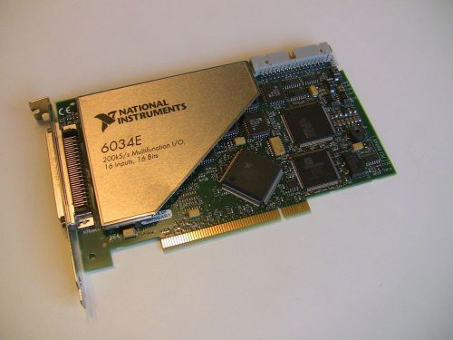 National Instruments PCI-6034E NI DAQ Card, 16 bit Analog Input, Multifunction
