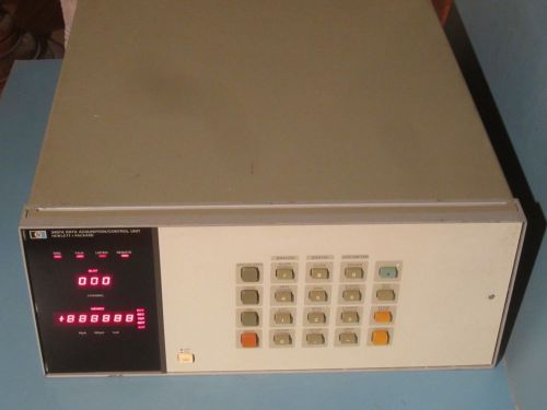Hewlett-Packard Acquisition/Control Unit 3497A, As-Is, Parts or Repair