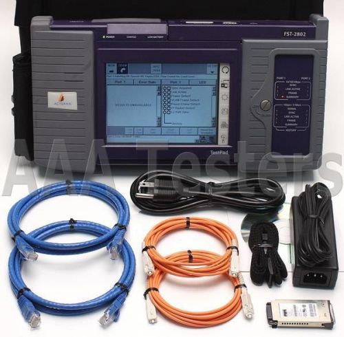 Acterna JDSU TTC FST-2000 TestPad w/ Networking FST-2802 10/100 FST 2000 2802